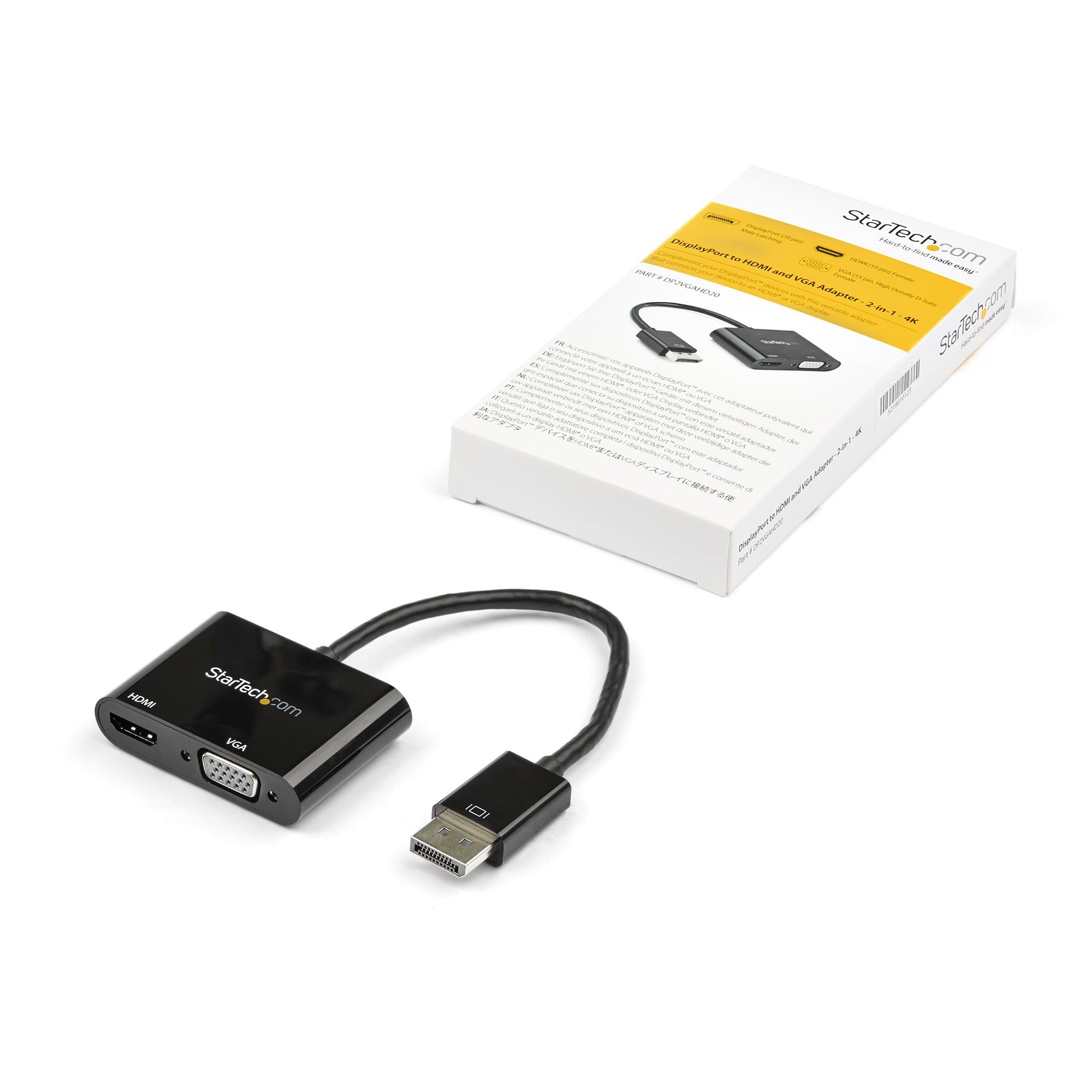 StarTech.com DisplayPort Multiport-Adapter – HDMI + VGA