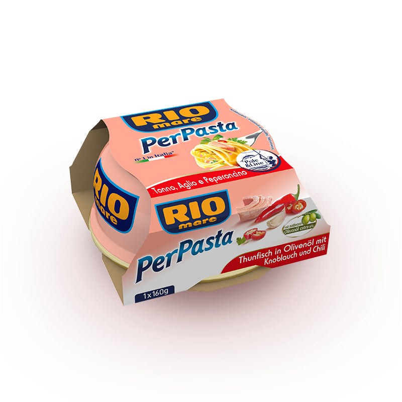 Rio Mare PerPasta Pasta-Gericht Knoblauch & Chili – 160 g