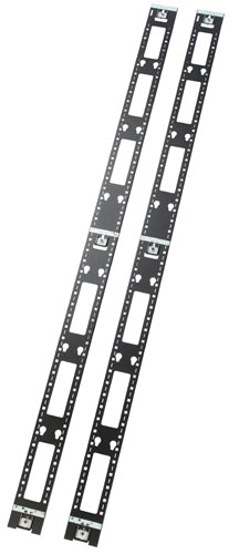 APC AR7502 – Kabelführung – 19" Rack, Montageset, 2×, Schwarz