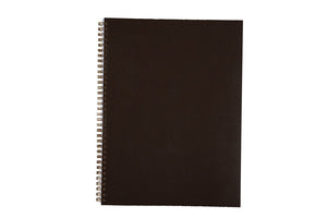 Elco Collegeblock A5, kariert 5 mm, Spiralbindung, 80 Blatt, perforiert, 80 g/m² – braun, für ELCO Notes-App