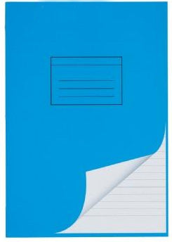 Elco Schulheft – A4 – liniert – 24 Blatt – 80 g/m² – abgerundete Ecken, Schildfeld – blau – 10 Stück