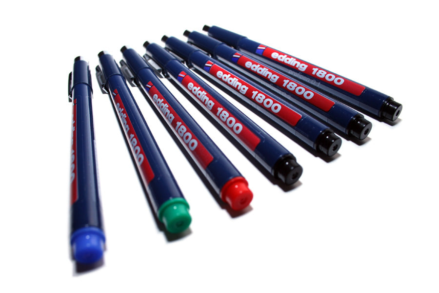 Edding Fineliner 0,7 mm – grün – wasserfest, dokumentenecht