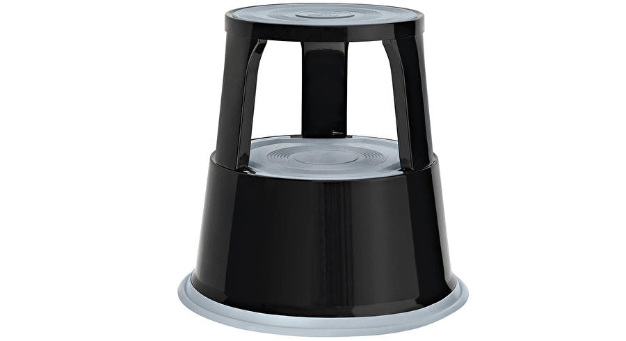 Wedo Rollhocker – Metall – Schwarz, bis 150 kg