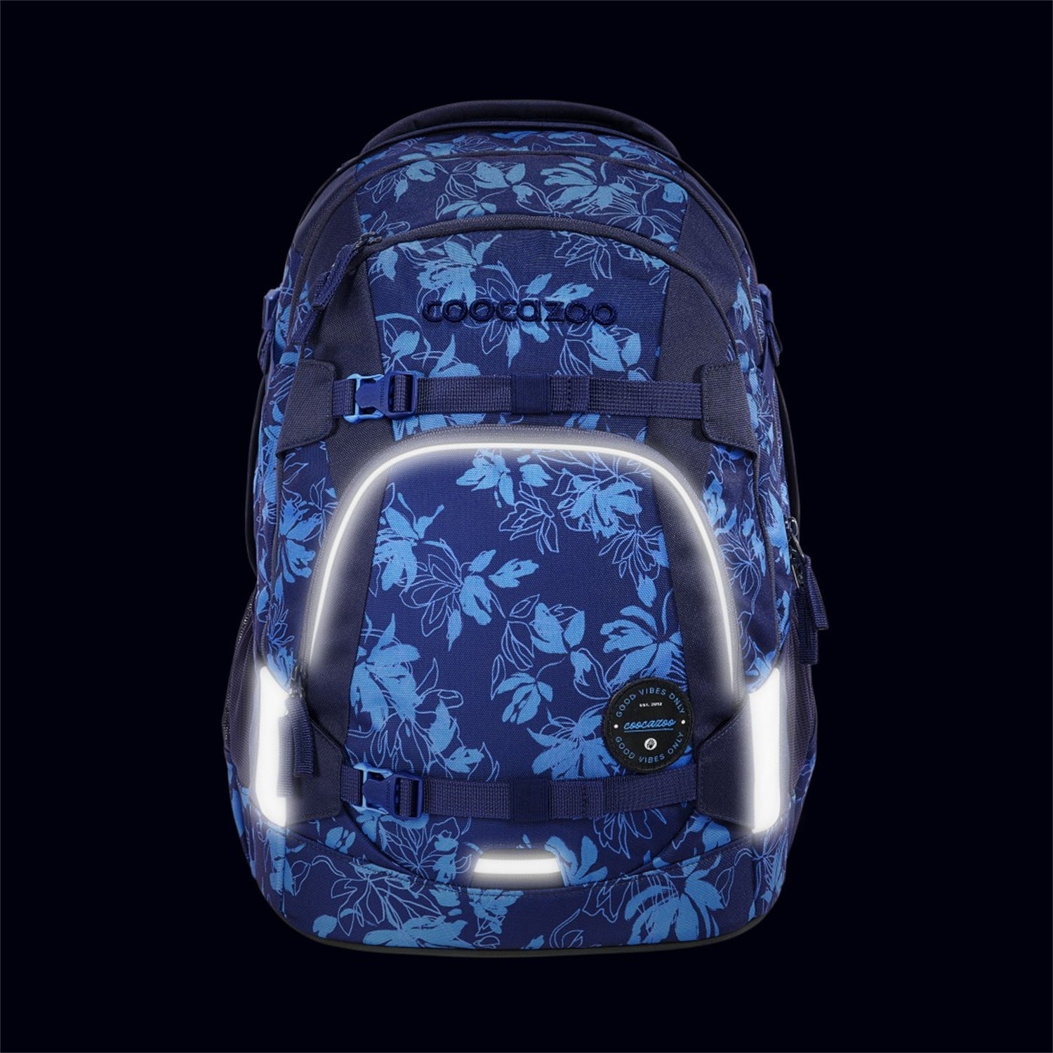 Coocazoo Rucksack Mate – Tropical Night – 30,0×44,0×23,0 cm – recycelte Materialien