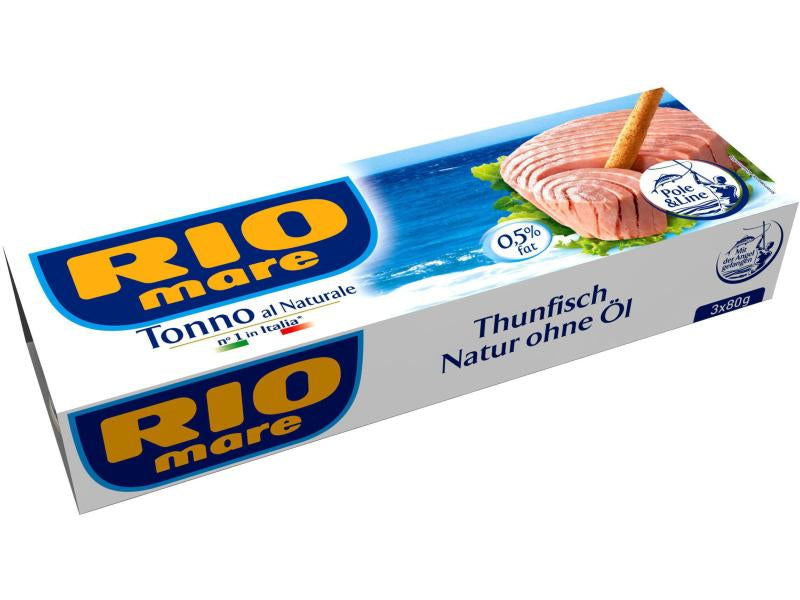 Rio Mare Thunfisch Natur – 3×80 g