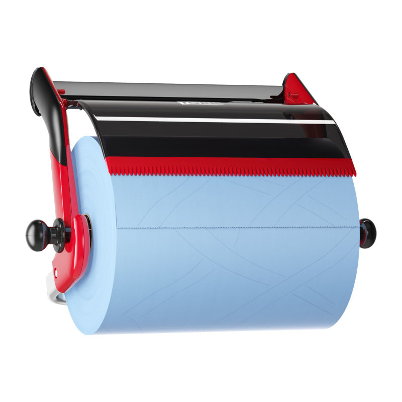 Tork Putzrollenspender Wandhalterung – für W1, Metall/Kunststoff, Rot, 646 × 463 × 274 mm