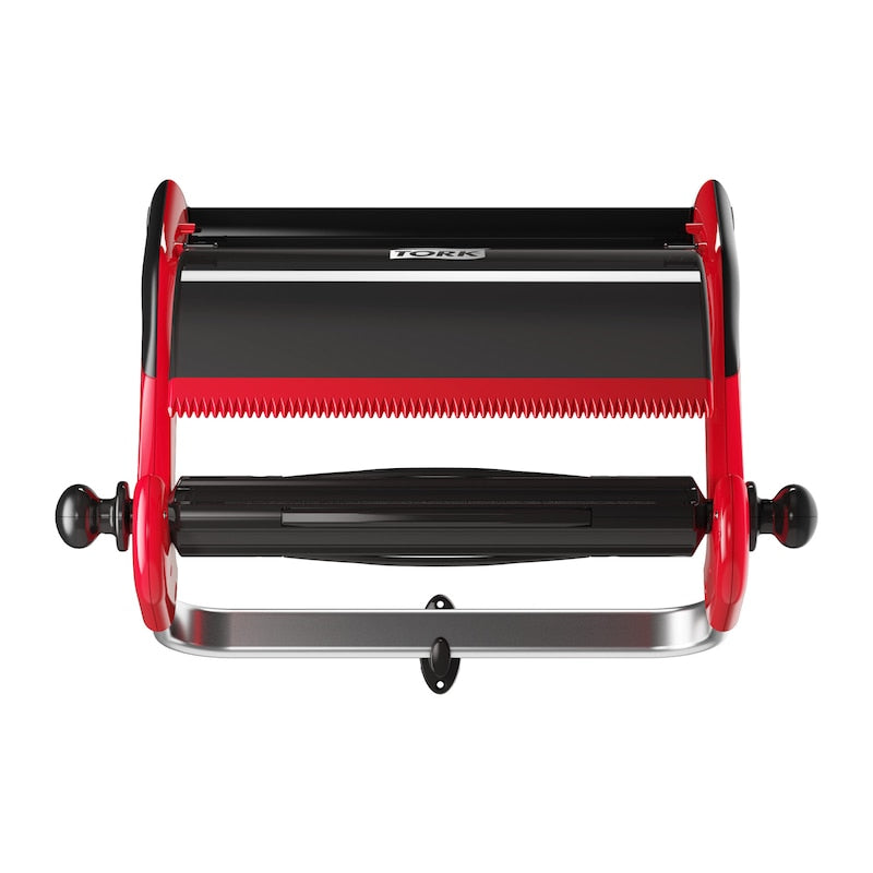 Tork Putzrollenspender Wandhalterung – für W1, Metall/Kunststoff, Rot, 646 × 463 × 274 mm