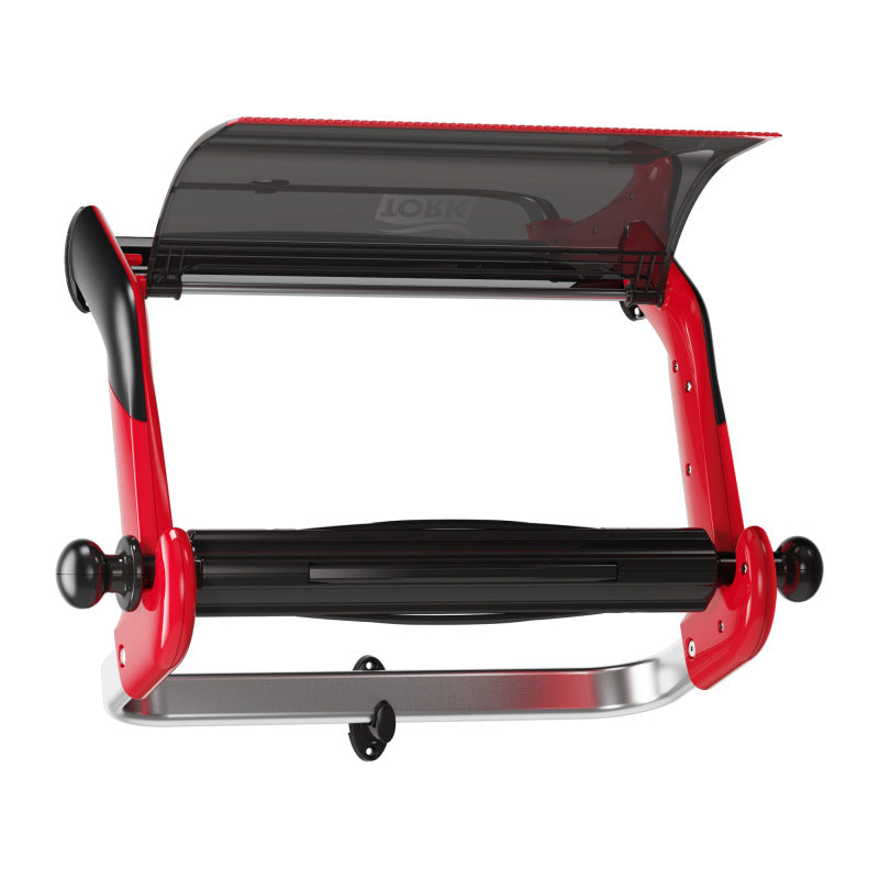 Tork Putzrollenspender Wandhalterung – für W1, Metall/Kunststoff, Rot, 646 × 463 × 274 mm