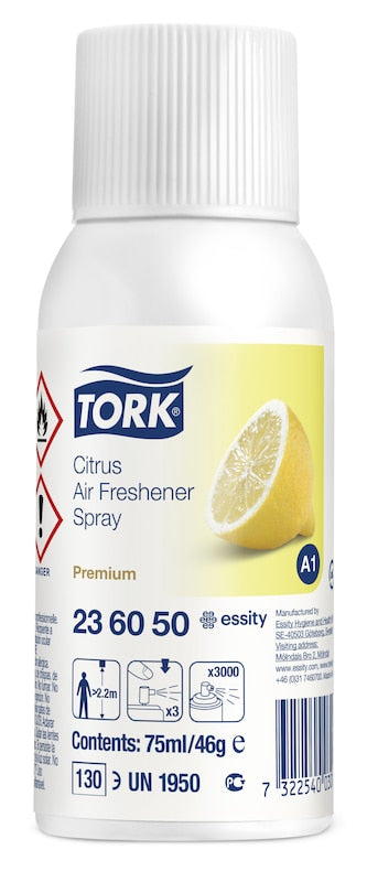 Tork Refill Premium Citrus – 75 ml – für Tork Lufterfrischer A1 System