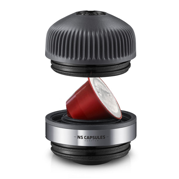 Wacaco Kapseladapter – 6,2 × 6,2 × 6,6 cm, für Nanopresso, Nespresso-Kapseln, Schwarz