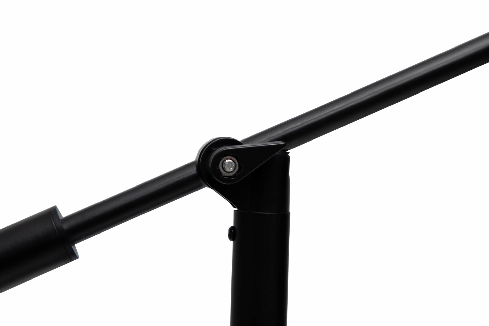 MAUL Tischleuchte – E27, 18–51 cm höhenverstellbar, 4000 K, drehbar – Schwarz