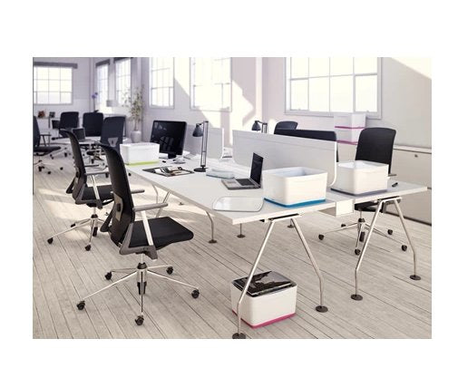 Leitz Aufbewahrungsbox MyBox – Kunststoff, weiss, 31,8 × 19,8 × 38,5 cm