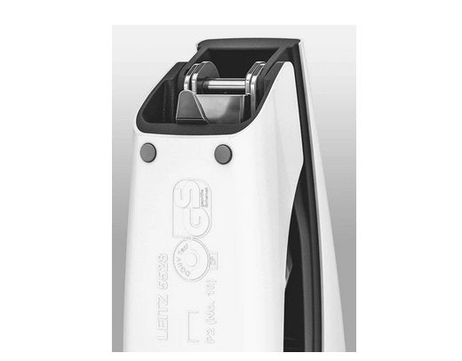 Leitz NeXXt 5528 – Hefter, für Nr. 10, Oberlade, integrierter Heftklammerentferner, Einlegetiefe 35 mm, gelb