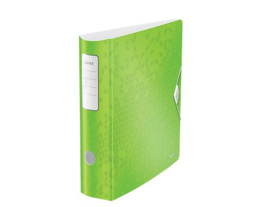 Leitz WOW 180° Ordner – für A4 – Rückenbreite 8,2 cm – Hellgrün