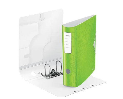 Leitz WOW 180° Ordner – für A4 – Rückenbreite 8,2 cm – Hellgrün
