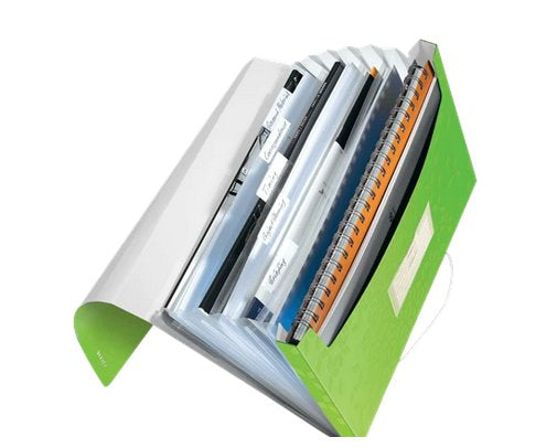 Leitz Gummibandmappe A4 – 1 Fach, Klappe, Polypropylen (PP), Grün, bis 250 Blatt