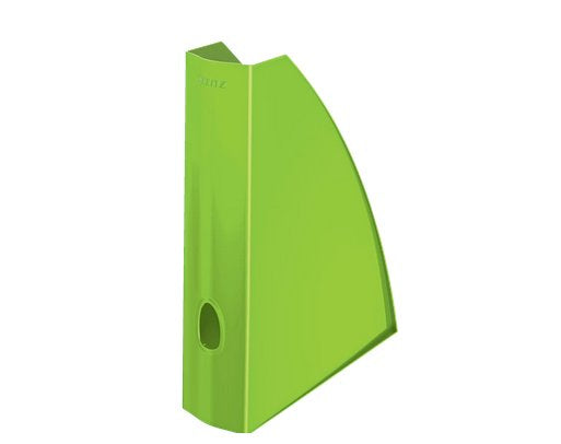 Leitz WOW Stehsammler – für A4, grün, Polystyrol (PS), B 75 × H 312 × T 258 mm