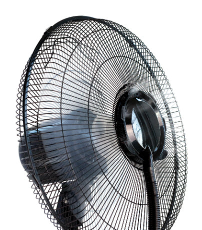 Ohmex Standventilator OHM-FAN-4040WTR – 3 Stufen, oszillierend, Timer, Fernbedienung, 75 W, 35 dB(A), Schwarz