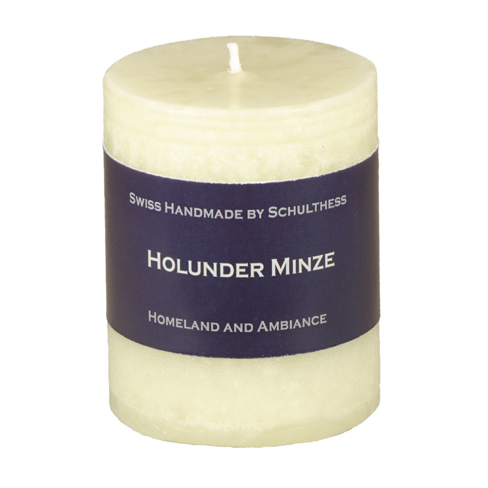 Schulthess Kerzenhandwerk Duftkerze – Holunderblüte – Ø 7 × 8 cm