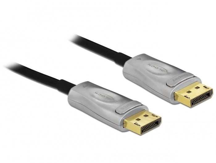 DeLOCK DisplayPort-zu-DisplayPort-Kabel – 10 m, DisplayPort 1.4, schwarz
