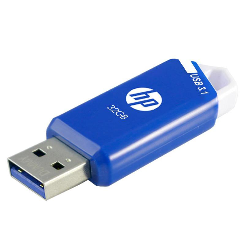 HP x755w USB-Stick 32 GB – USB-A 3.2 Gen 1, 75/30 MB/s, Diamant, Blau, Weiss