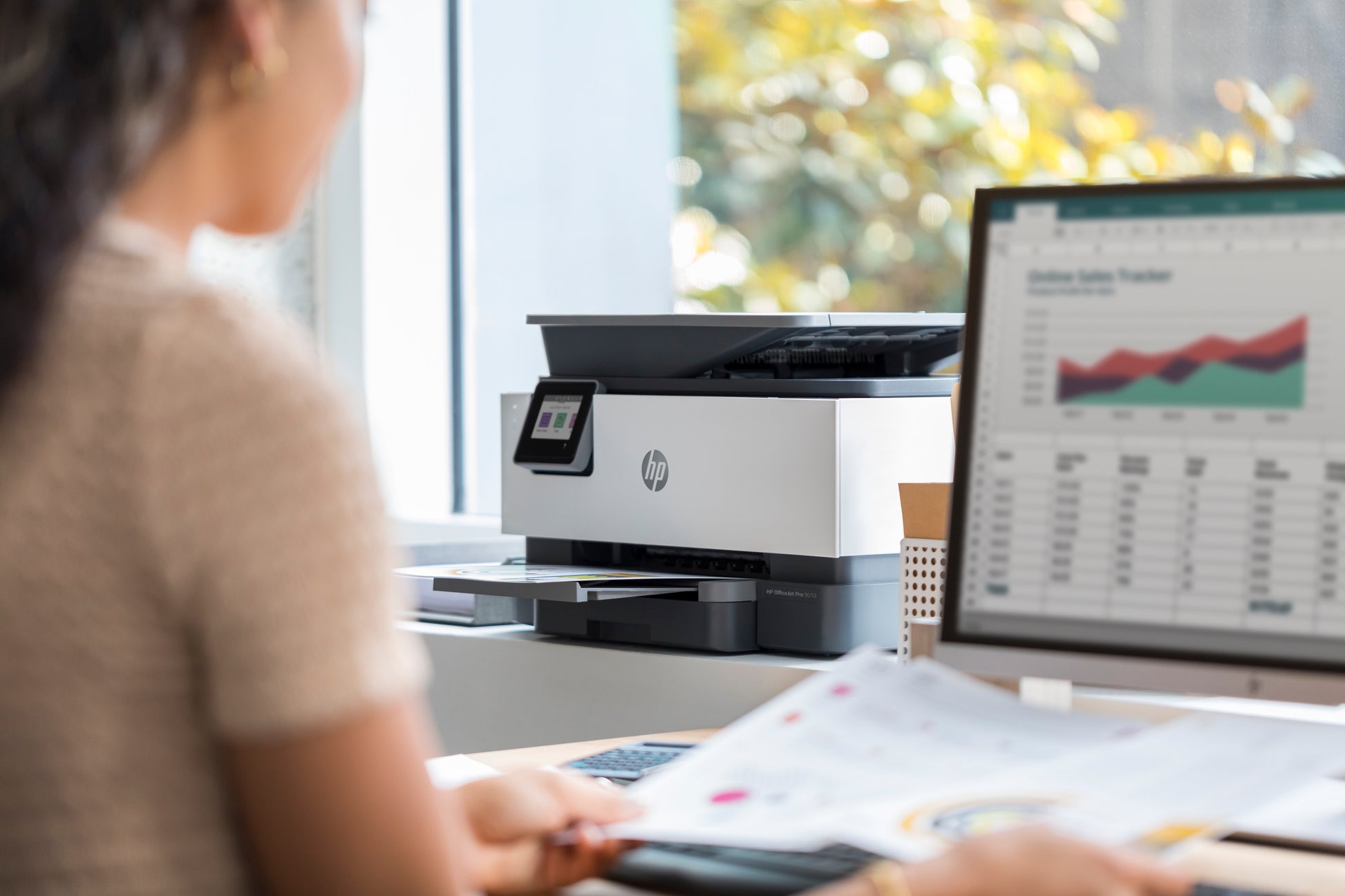 HP OfficeJet Pro 9016 – Farbtintenstrahl-Multifunktionsdrucker, A4, 4-in-1, Duplex, ADF, WLAN/LAN, AirPrint