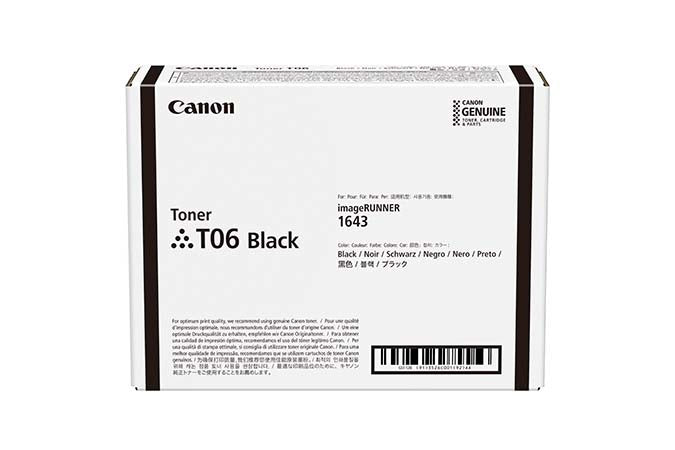 Canon Toner T06-BK – schwarz, 20500 Seiten