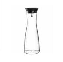 LEONARDO Karaffe Ciao – 1 l, Ø 10 cm, Borosilikatglas, Transparent, mit Deckel, spülmaschinenfest