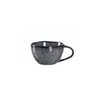 LEONARDO Kaffeetasse – 4er Set, 290 ml, Ø 10,4 cm, H 6,0 cm, Keramik, Anthrazit, spülmaschinenfest
