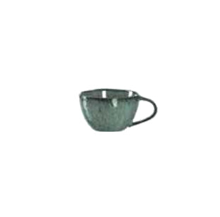 LEONARDO Matera Kaffeetasse – 0,29 l, Keramik, Grün, stapelbar, Henkel, 4 Stück