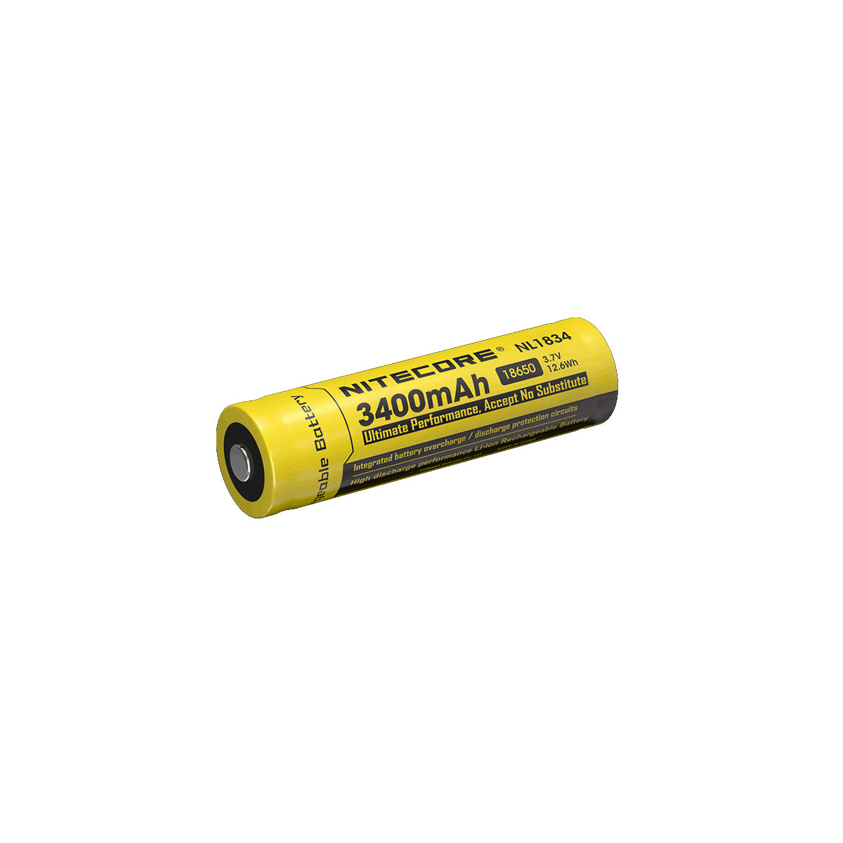Nitecore 18650 Akku, Li-Ion, 3400 mAh, 3,7 V – 1 Stk.