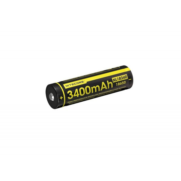 Nitecore 18650 Akku, Li-Ion, 3400 mAh, 3,6 V – 1 Stk.