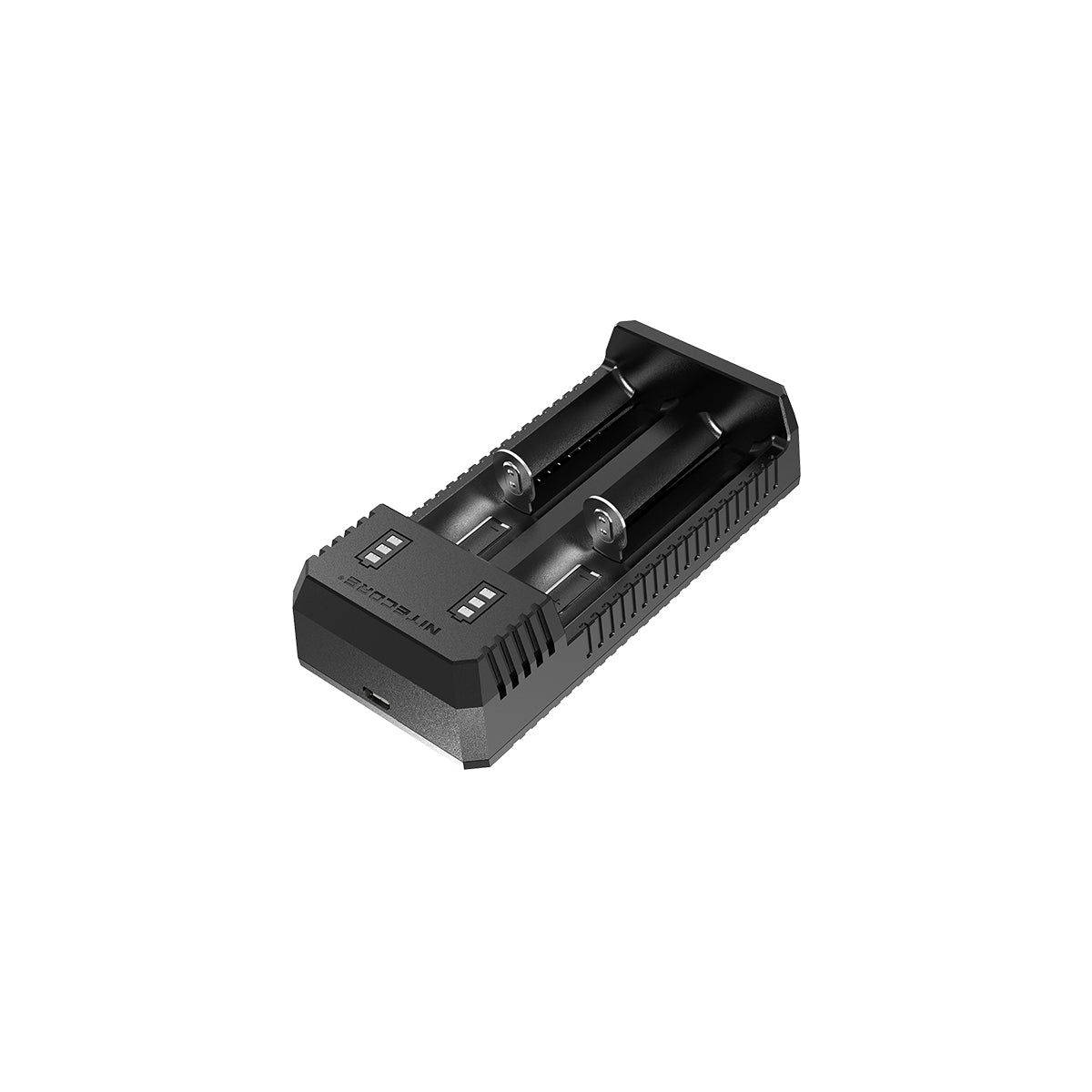 Nitecore UI2 Batterieladegerät 2× – für Li-Ion – Micro-USB – schwarz