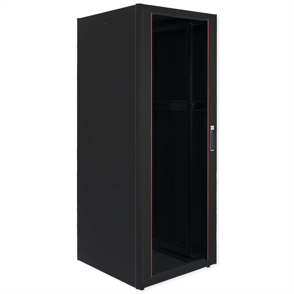 ROLINE Pro – 19" Netzwerkschrank 42U, IP20, abschliessbar, 800 × 800 × 2053 mm, schwarz, Stahl