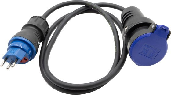 Brennenstuhl Netzkabel – 1,5 m, IP55, 230 V, schwarz/blau