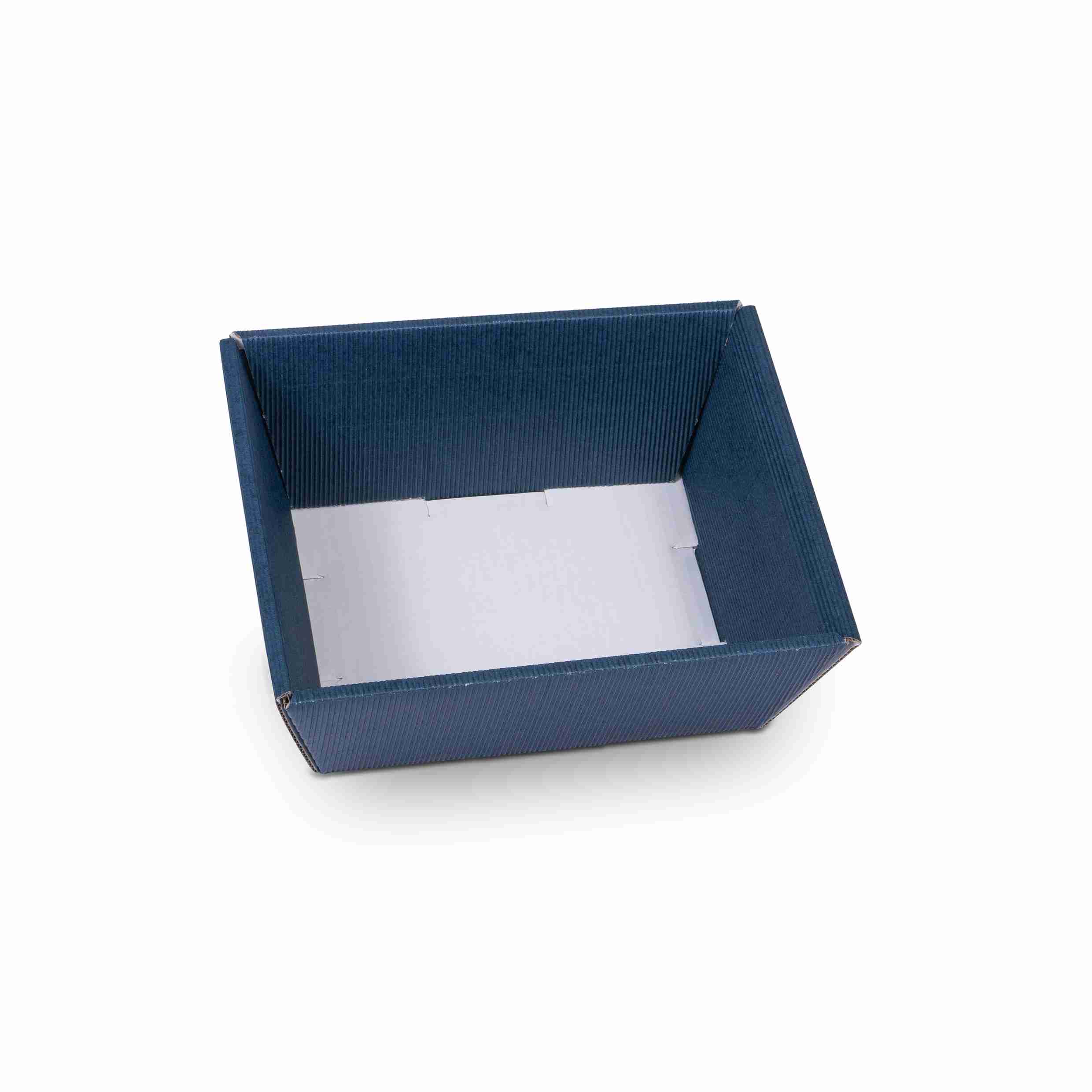 Model Geschenkkorb dunkelblau – Innenmass 190 × 90 × 140 mm – 1 Stk., ab 20 Stk.
