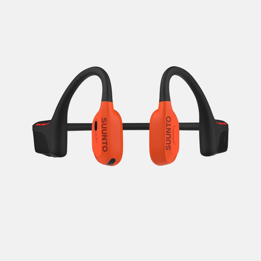 Suunto Wing 2 Over-/On-Ear Kopfhörer (Consumer) – Ohrbügel, Stereo, BT, Schwarz/Orange, BT 5.3