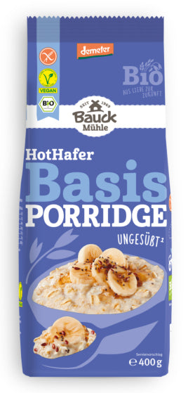 Bauck Mühle Hot Hafer Basis – Bio, glutenfrei – 400 g