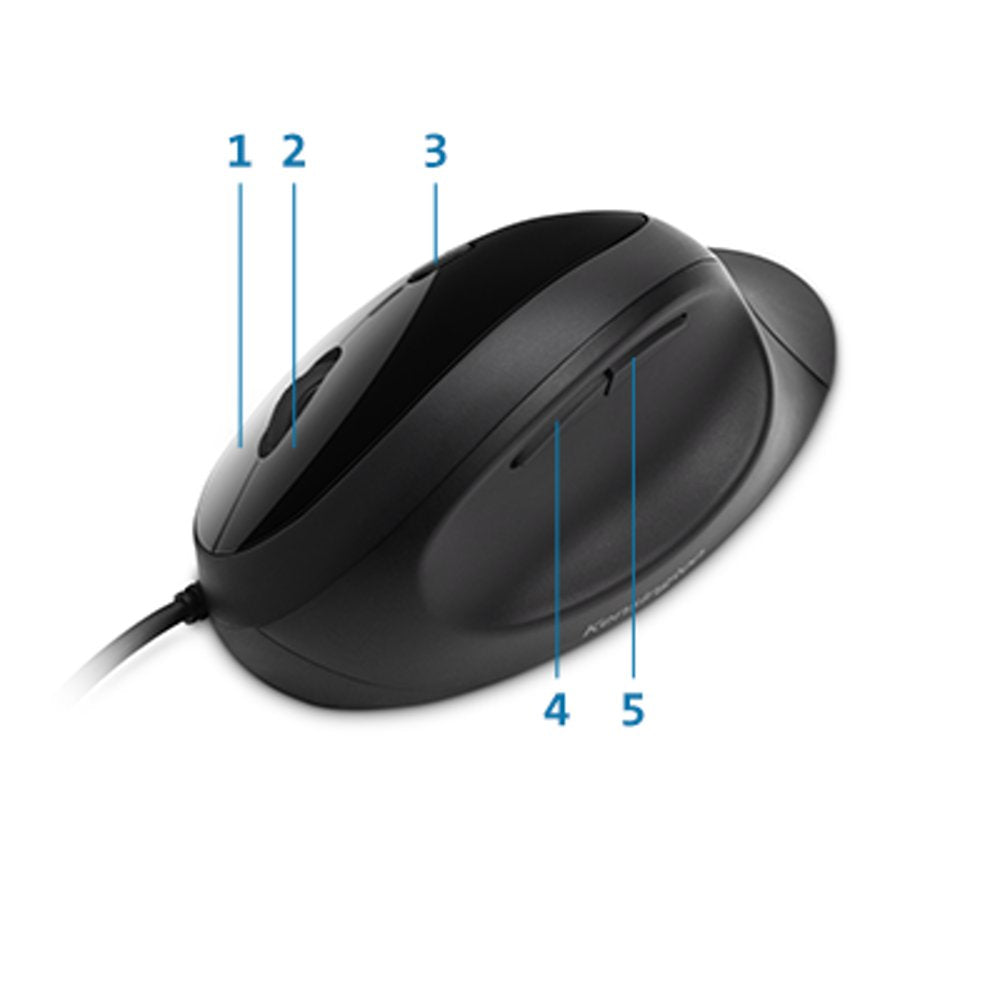 Kensington Pro Fit Ergo Ergonomische Maus – kabelgebunden