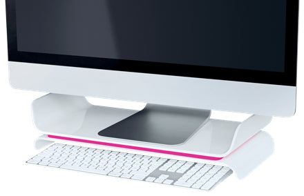 Leitz 65040023 – Tischhalterung, bis 27", pink, weiss