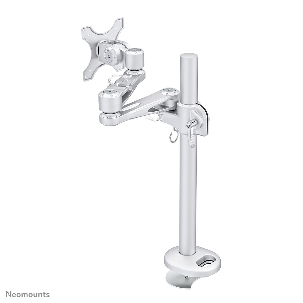 Neomounts FPMA-D935G – Tischhalterung, Tischdurchführung, bis 30", 12 kg, höhenverstellbar, Silber
