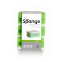 Elite Reinigungsschwamm Soft – Schaumstoff, Rechteckig, für Porzellan, 9 × 4 × 3 cm, türkis, 3 Stk.