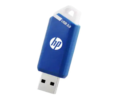 HP x755w USB-Stick 128 GB – USB-A 3.2 Gen 1, 75/30 MB/s, Dia, Blau, Weiss