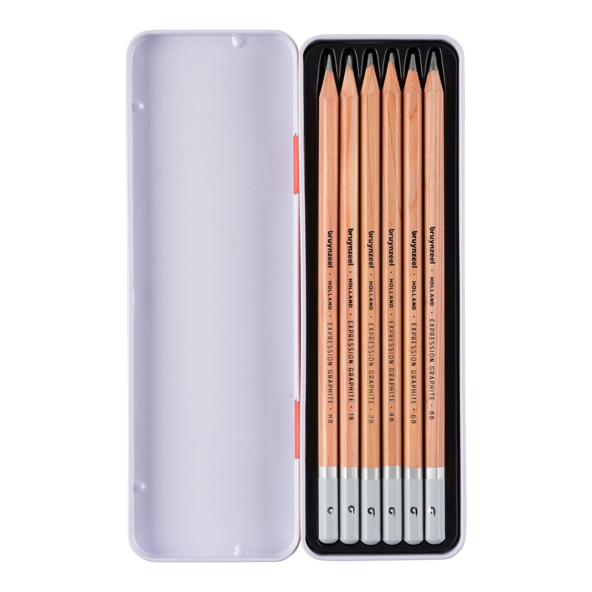 Bruynzeel Expression 60311006 Graphit-Set, Verschiedene Härtegrade – 6-teilig