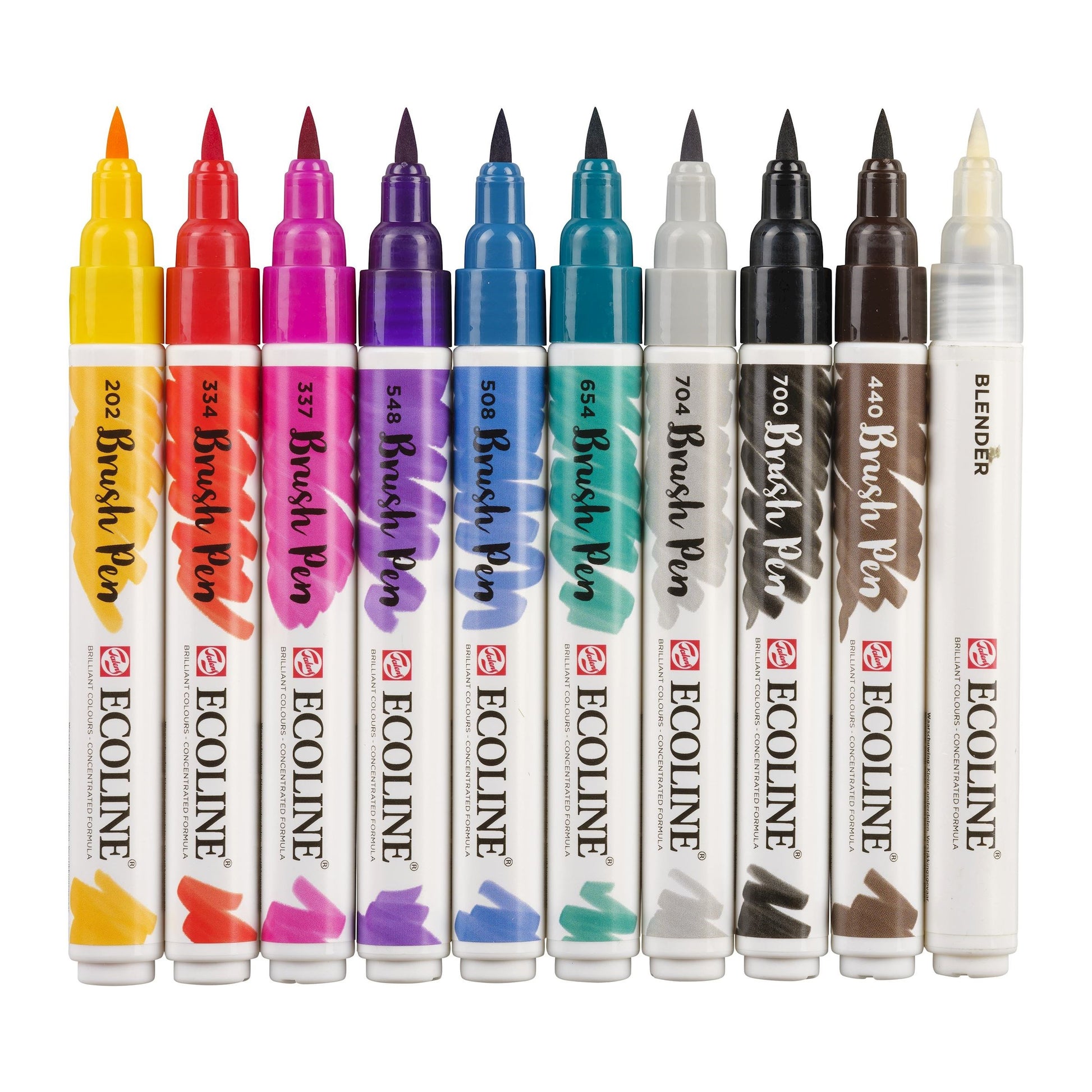 Talens Ecoline – Brush Pen Set, Wasserfarben