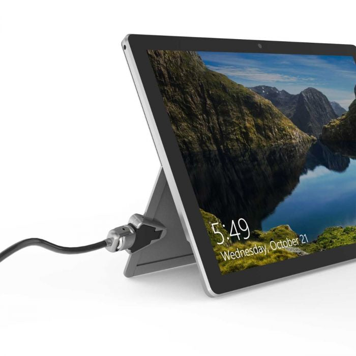 Compulocks Sicherheitsanker für Microsoft Surface Pro (1.–7. Gen.) und Surface Go – Silber