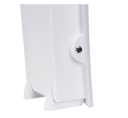HAN Wandbriefkasten – verschliessbar, Kunststoff, weiss, 26 × 11,8 × 34 cm