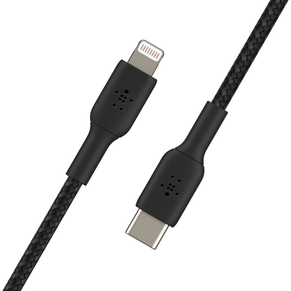 Belkin USB-C auf Lightning Kabel, 2 m, Schwarz, MFi-zertifiziert