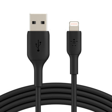 Belkin Lightning Kabel, 3 m, Schwarz, MFi-zertifiziert