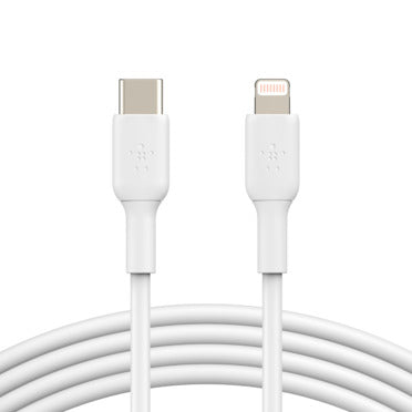 Belkin USB-C auf Lightning Kabel, 1 m, Weiss, MFi-zertifiziert